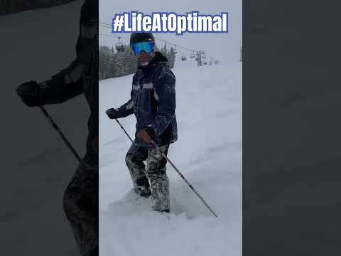 #skiing in fresh #powder @breckenridge ##lifeatoptimal