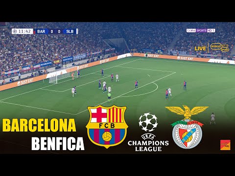 BARCELONA vs BENFICA | UEFA Champions League 1/8 FINAL | Prediction and Simluation PES 21