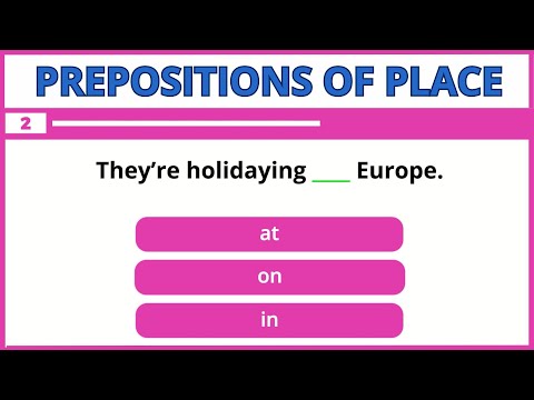 Prepositions of Place Test – Can You Get a Perfect Score? – English Grammar Test