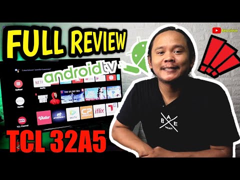 Full Review TCL 32A5 || 32 INCH ANDROID TV PALING LARIS..!!