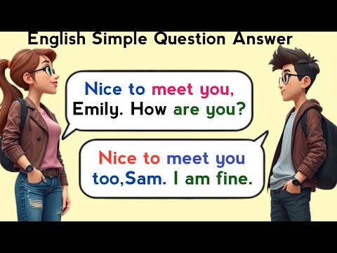 English Conversation For Beginners |  English Speaking and Listening Practice