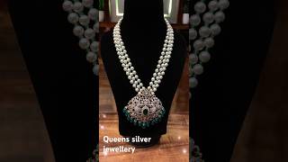 Beads Necklace #silverjewllery #fashion #wedding #event #new #kundan