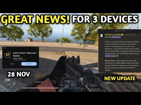 WARZONE MOBILE 5TH UPDATE OF THE MONTH | 3 DEVICE BRAND UPDATE