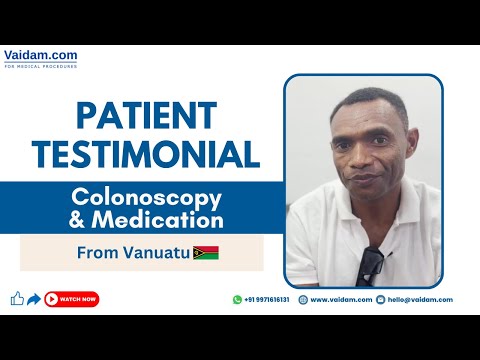 Happy Patient from Vanuatu | Colonoscopy in India