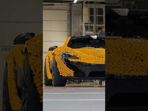 The McLaren P1 through Lego craftsmanship