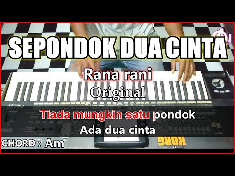 SEPONDOK DUA CINTA Karaoke Dangdut Korg Pa3x (Chord&Lirik)