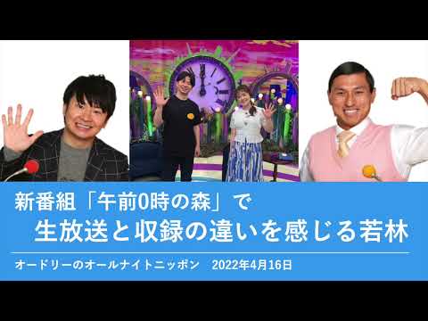 新番組「午前0時の森」で生放送と収録の違いを感じる若林【オードリーのオールナイトニッポン 若林トーク】2022年4月16日