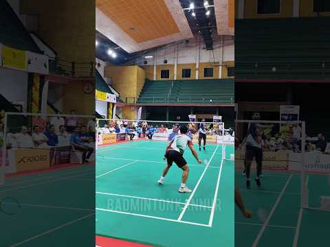 Bombastic Backhand 🤯🤯🔥🔥 #shorts #badminton #backhandsmash #badmintoncompetition