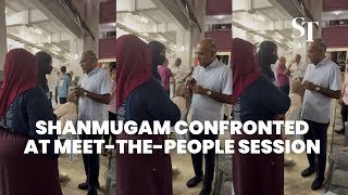 2 women confront Shanmugam at his Meet-the-People Session in Chong Pang