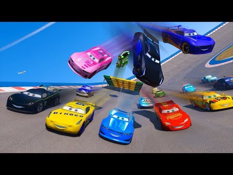 Race Cars 3 McQueen Cam Spinner Rich Mixon Jackson Storm Cruz Ramirez Lewis Hamilton King & Friends