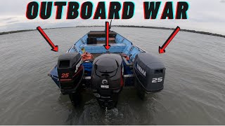 Outboard Battle (Mercury Vs Evinrude Vs Yamaha)