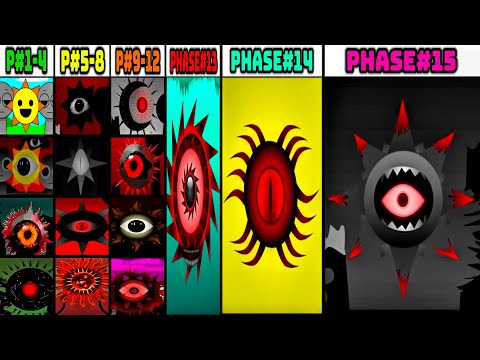 Phase 1 VS Phase 2 VS Phase 3-4 VS Phase 5 VS Phase 6 VS Phase 7-8-15 in Incredibox Sprunki Mix !!