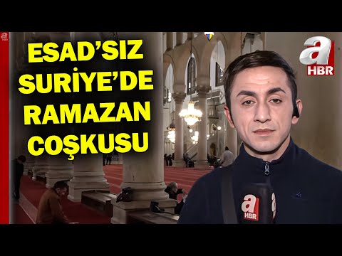 A Haber Emevi Camii’nde! Suriye’de Ramazan Ayı Özgür Şekilde Coşkuyla Yaşanıyor | A Haber