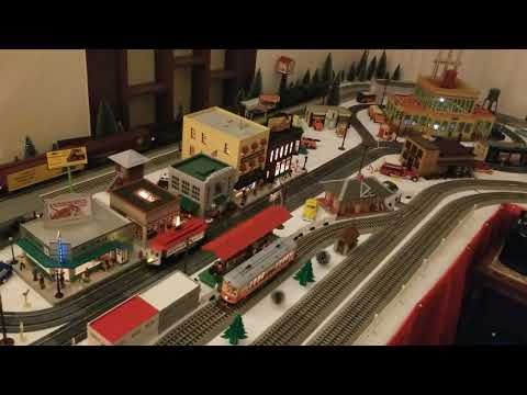 2023 O Gauge Train Layout Hawley, Pa