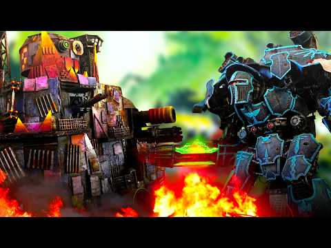 TITAN SHOWDOWN! Warlord vs Gargant Warhammer 40k battle report