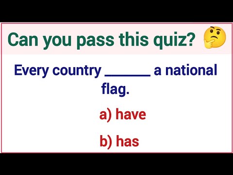 English Grammar Test  Which Will Help You To Learn and Improve Your English Quickly ✍️.