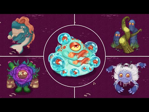 Psychic Island - All Monsters, Sounds & Animations (My Singing Monsters)