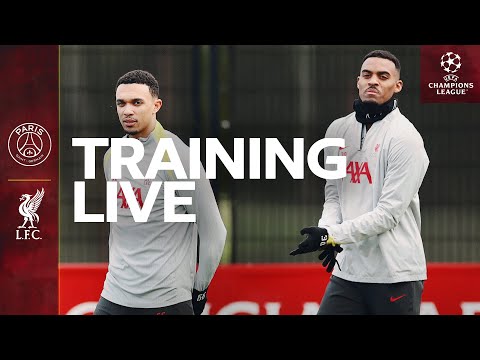 Live Training: PSG vs Liverpool | UEFA Champions League