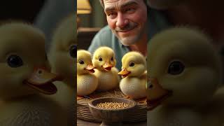 A Kind Man Saves Orphaned Ducklings – A Heartwarming Story!"  #emotionalstory  #rescuee #ytshorts