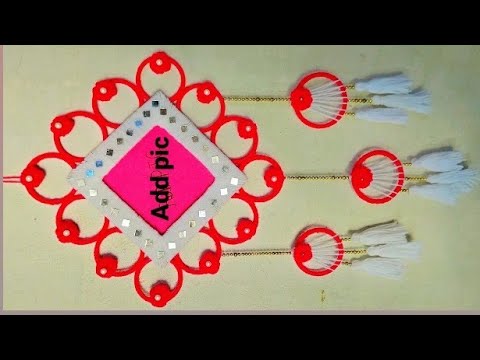 Unique Flower Wall Hanging Design For Home Decor | Wall Hanging Craft Ideas | Diy Wall Decor