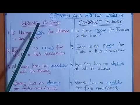 SPOKEN AND WRITTEN ENGLISH LANGUAGE : USE OF "place/room" ; appetite/desire " IN ENGLISH GRAMMAR