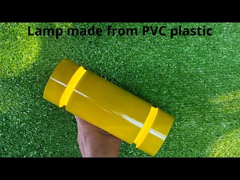 How to make decorative lights,interior wall lights,Creative ideas from PVC pipes.