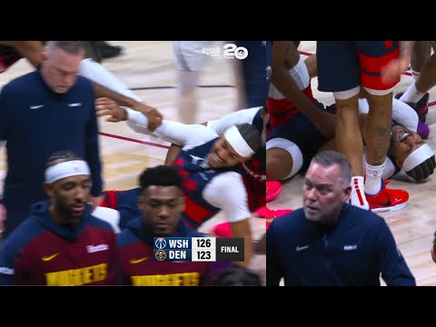 Jordan Poole LAUGHS in front of Nuggets coach after hitting GAME WINNER! Mocks them