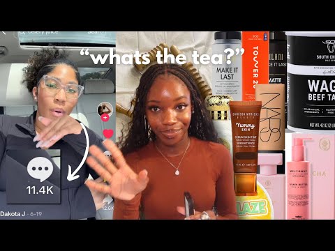 spilling the beaut-TEA secrets from TikTok🫧🌸: this weeks most recommend products + tips