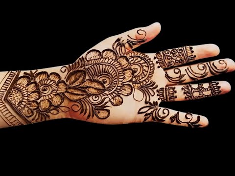 Front||Hand||Mehndi Design Simple Arabic Unique Mehndi Design||Simple And 💫 Beautiful