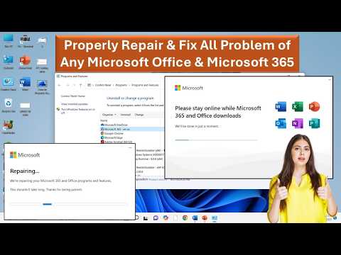 How to Properly Repair & Fix All Problem of Any Microsoft Office & Microsoft 365