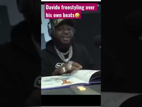 Davido freestyle over his own beats using children’s story books. #davido #davidomusic