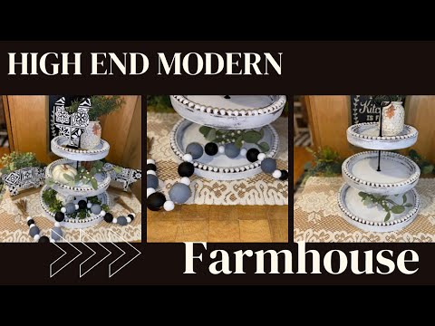 High End Modern Farmhouse Decor - Easy to make,budget friendly, rustic decor. #monnersmarket #rustic