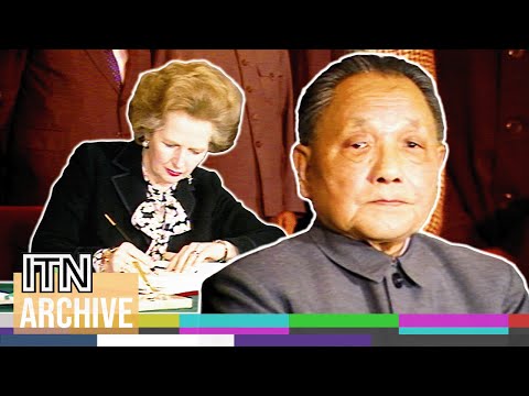 1984 Hong Kong Agreement - Raw Footage of Landmark Moment in Hong Kong History (1984)