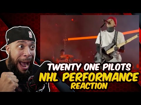 TWENTY ONE PILOTS "NHL Performance" REACTION - Uber Fan Gets Choked Up Watching TOP Perform!