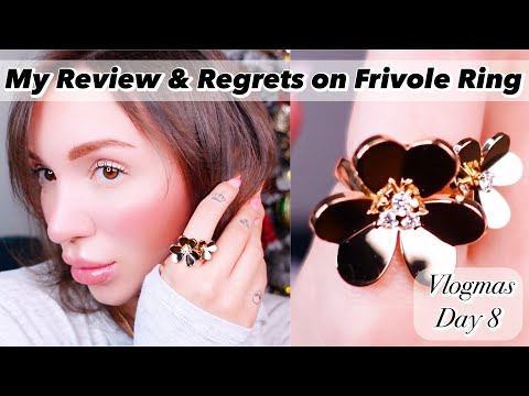 Van Cleef Frivole Between the Finger Ring In-Depth Review VCA Fine Jewelry Collection Vlogmas Day 8