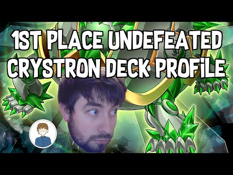 1st Place Undefeated CRYSTRON Deck Profile! Yu-Gi-Oh!