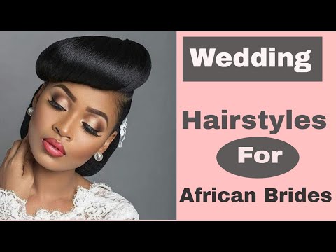 Wedding Hairstyles for Black African American Brides with Long Hair