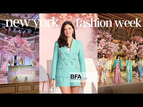 NYFW vlog: a night in new york + L'AGENCE presentation