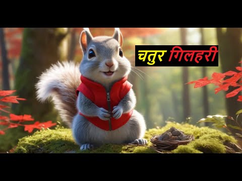 चतुर गिलहरी (Clever Squirrel) Kids Moral Story  @VibeWithBhawna #trending #youtubeshorts