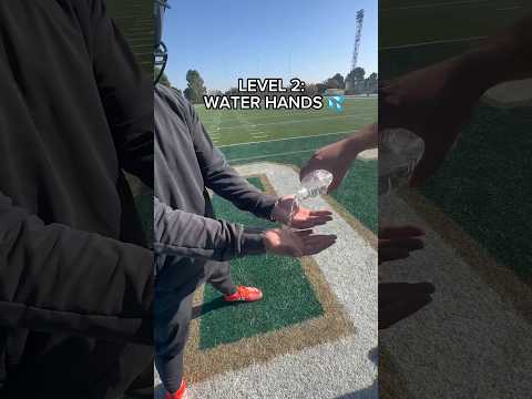 Catching Footballs But They Get HARDER Every Catch! #challenge #football #viral