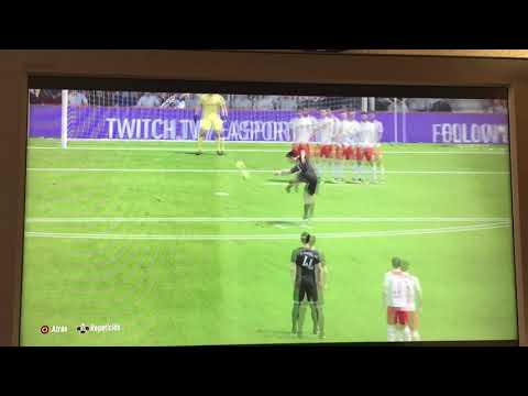 FIFA 18 ASENSIO free kick shot falta FUT Champions