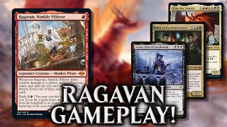 Ragavan Nimble Pilferer vs Ayara vs Riku vs Piru | Magic: the Gathering | Commander EDH Gameplay