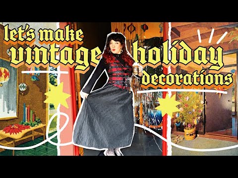 A week of thrifting, crafting & chaos ʕ•̫͡•ॽु🎁.*✲ﾟlet's make holiday decor & do a thrift flip!