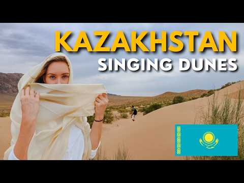 Exploring the Singing Dunes at Altyn Emel National Park 🇰🇿 KAZAKHSTAN ROAD TRIP part 1