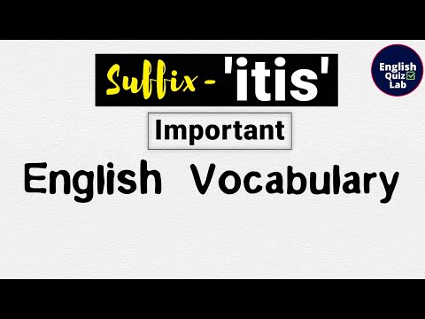 Suffix -itis | English Vocabulary