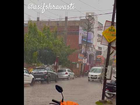 Lucknow में झमाझम बारिश | कहाँ कहाँ बारिश हो रहा है Comment में बतायें | Lucknow | Asif Shravasti