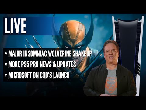 Major Insomniac Wolverine Shakeup | PS5 Pro Gets More News & Updates | Microsoft On COD's Launch