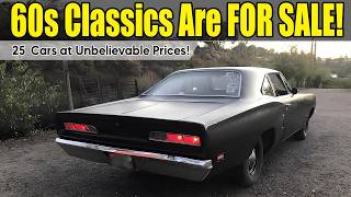 UNBELIEVABLE 25 Classic Car Deals – Own a 60s Classic for Less!