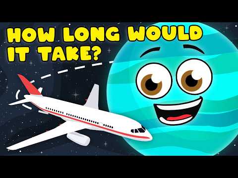 How Long Does It Take To Fly A 747 Jet Around Each Planet!? | KLT