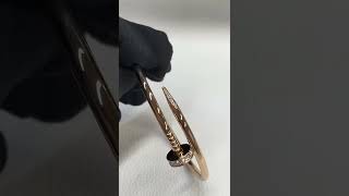 Cartier Nail Bracelet 18K Rose Gold Diamond